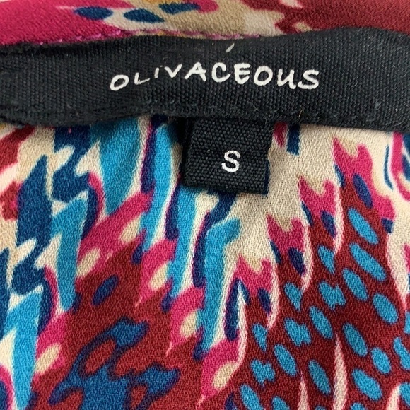 Olivaceous Open Back Romper - Multicolor, Size Small, S#46-236LHR - Picture 7 of 9